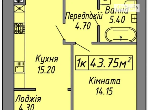 Квартира на вул. Бандери Степана, 60 в Івано-Франківську, ID 273136, фото №6