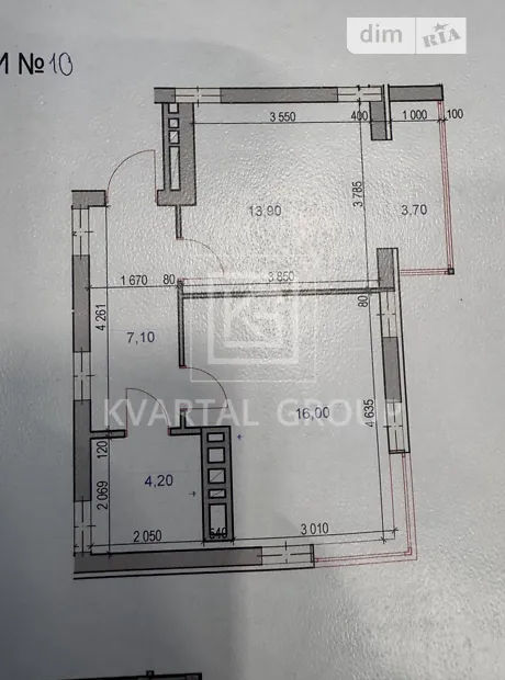 Квартира на вул. Центральна, 35А в Києві, ID 354784, фото №18