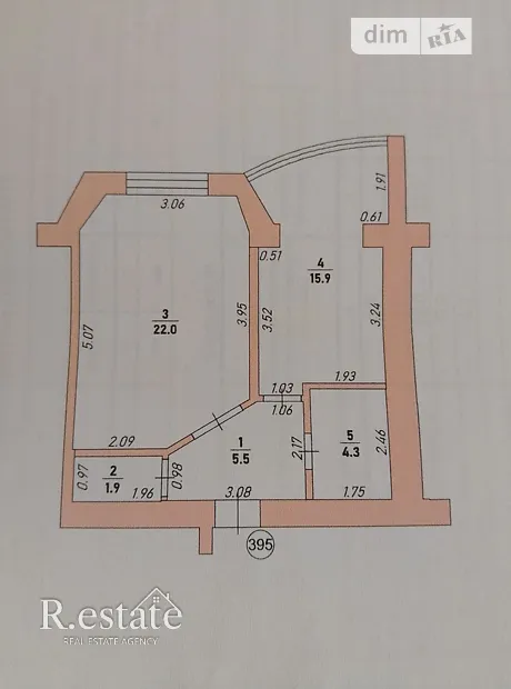 Квартира на вул. Галицька, 141Б в Івано-Франківську, ID 208052, фото №20