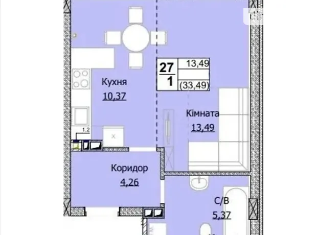 Квартира на вул. Свято-Покровська, 73Г в Києві, ID 308274, фото №3