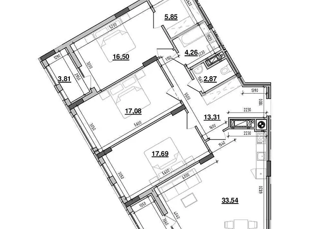 Квартира на вул. Хмельницького Богдана, 207 в Львові, ID 164947, фото №26