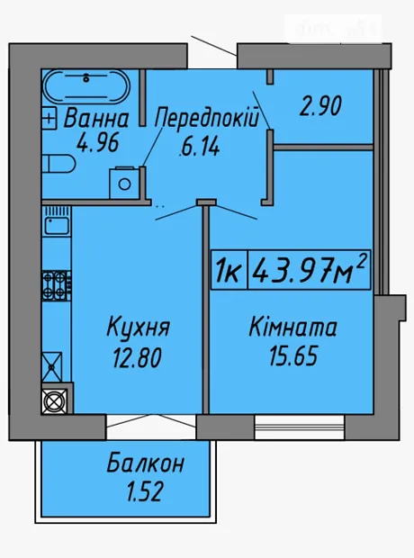 Квартира на вул. Бандери Степана в Івано-Франківську, ID 170280, фото №2