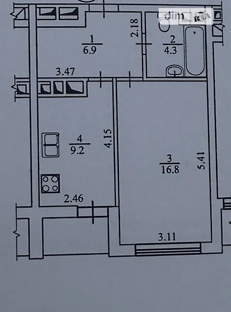Квартира на вул. Ованеса Туманяна, 3 в Києві, ID 193838, фото №13