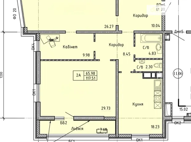 Квартира на просп. Шевченка в Одесі, ID 163743, фото №3