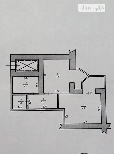 Квартира на вул. Миколи Міхновського, 1 в Хмельницькому, ID 247036, фото №23