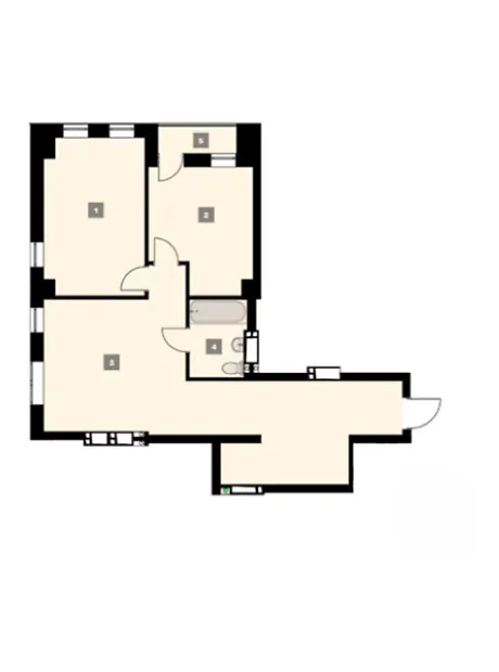 Квартира на вул. Сокільницька, 26 в Харкові, ID 166641, фото №1