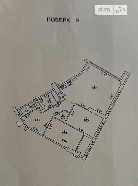 Квартира на просп. Берестейський, 11 в Києві, ID 184852, фото №4