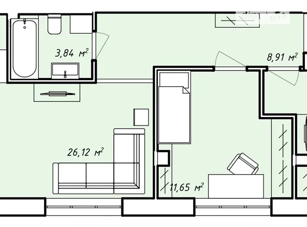Квартира на вул. Маршала Рибалка, 16/1 в Хмельницькому, ID 226701, фото №7