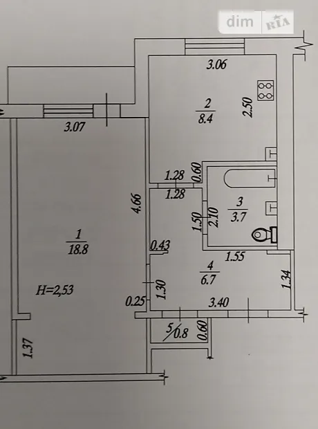 Квартира на вул. Ковтуна, 15 в Харкові, ID 175604, фото №16