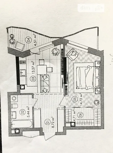 Квартира на вул. Дегтярівська, 17 в Києві, ID 169060, фото №3