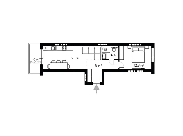 Квартира на вул. Легоцького, 80 в Ужгороді, ID 235303, фото №5