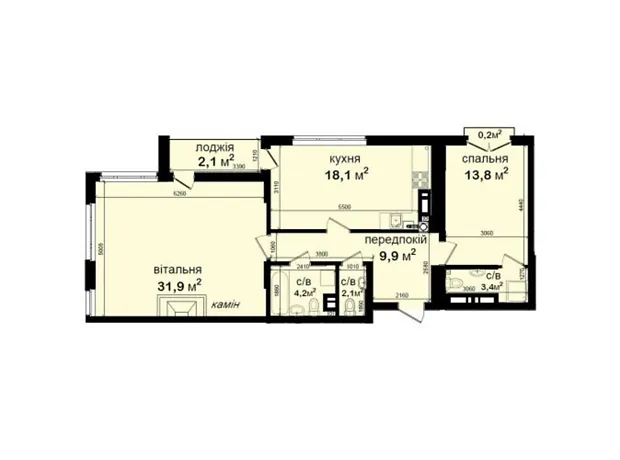 Квартира на вул. Метрологічна, 31 в Києві, ID 177906, фото №4
