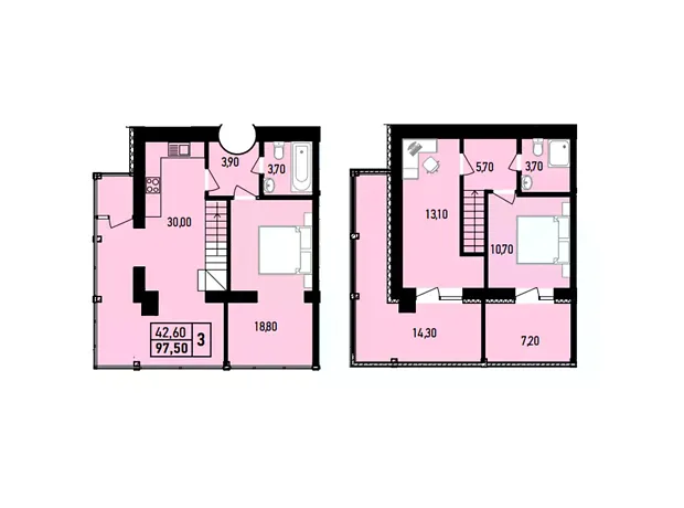 Квартира на вул. Людвіга Бетховена, 8 в Хмельницький, ID 244346, фото №2