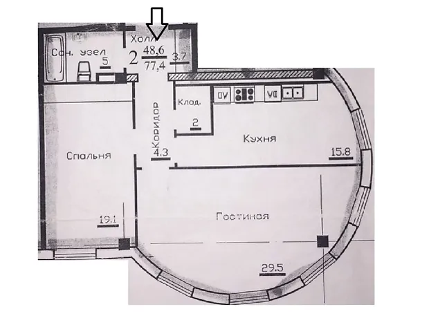 Квартира на вул. Катерининська в Одесі, ID 195938, фото №3