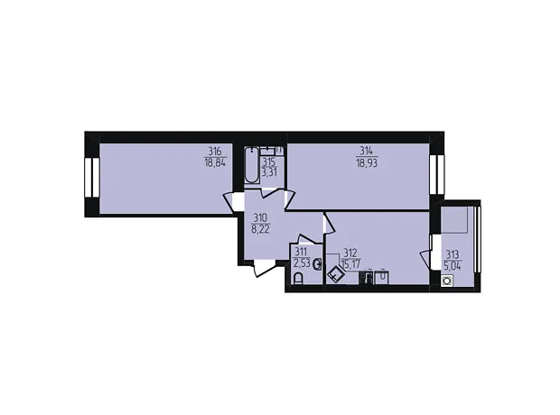 Квартира на вул. Озерна, 20/4Б в Хмельницькому, ID 346056, фото №2