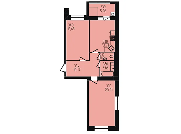 Квартира на вул. Озерна, 20/4Б в Хмельницькому, ID 489756, фото №2