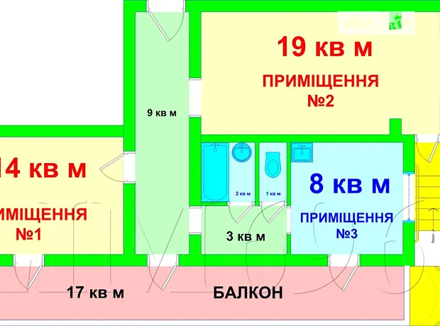 Квартира на вул. Романа Ратушного, 33 в Києві, ID 167589, фото №2