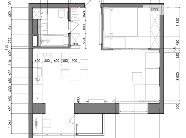 Квартира на вул. Новомостицька, 15 в Києві, ID 173105, фото №14