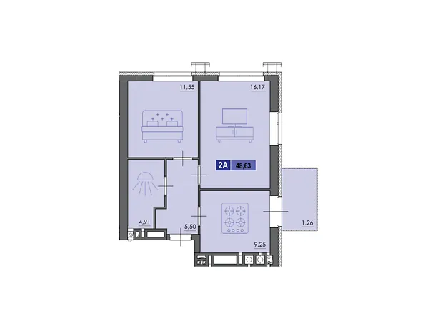 Квартира на вул. Маламужа Олександра, 31 в Черкасах, ID 232777, фото №4