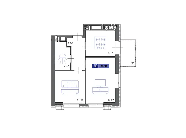 Квартира на вул. Маламужа Олександра, 31 в Черкасах, ID 226382, фото №4
