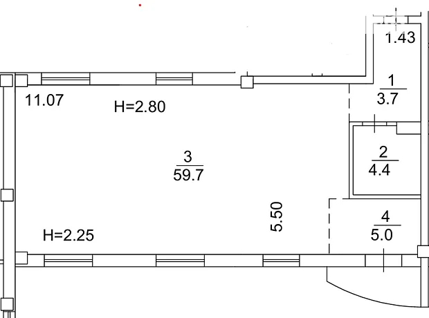 Квартира на вул. Дмитра Луценка, 2В в Києві, ID 180064, фото №2