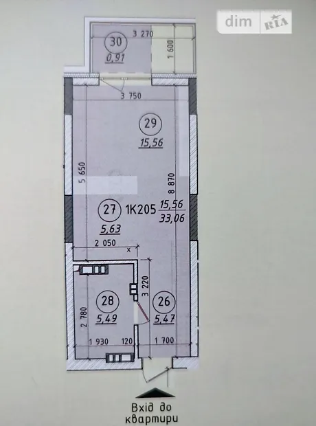 Квартира на вул. Мукачівська, 44 в Ужгороді, ID 231473, фото №4