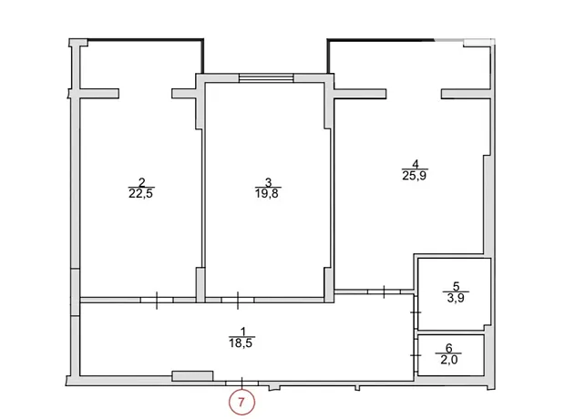 Квартира на просп. Соборності, 22Б в Луцьку, ID 233794, фото №4