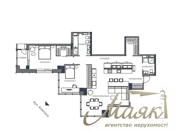 Квартира на вул. Антоновича 136-138 в Києві, ID 176614, фото №18