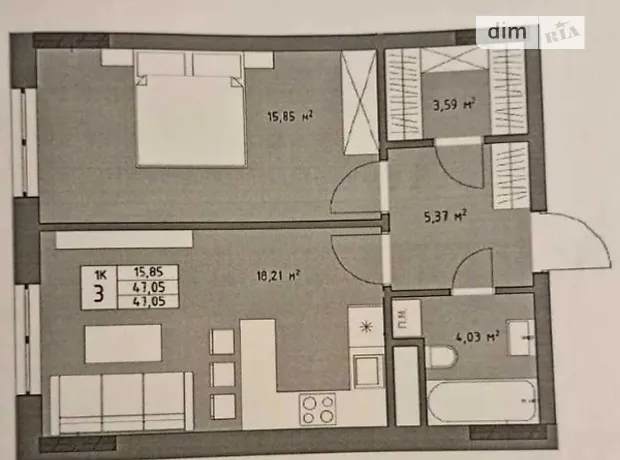 Квартира на вул. Трускавецька, 48 в Львові, ID 174765, фото №5