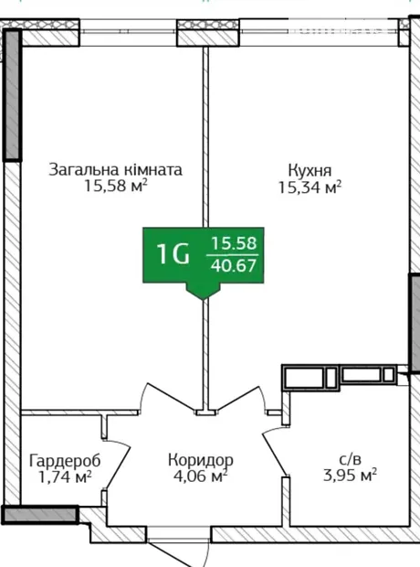 Квартира на вул. Університетська 3/15 в Києві, ID 242743, фото №3