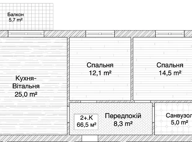 Квартира на пров. Болгарський (Константиновича) 1-й, 13 в Вінниці, ID 246881, фото №1