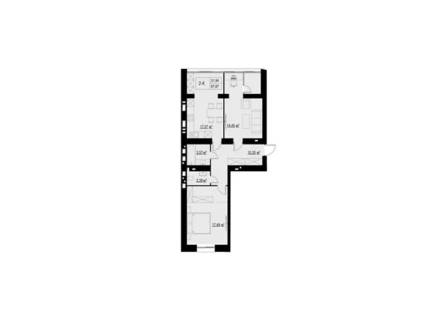 Квартира на шосе Старокостянтинівське 7/2 в Хмельницькому, ID 220295, фото №5