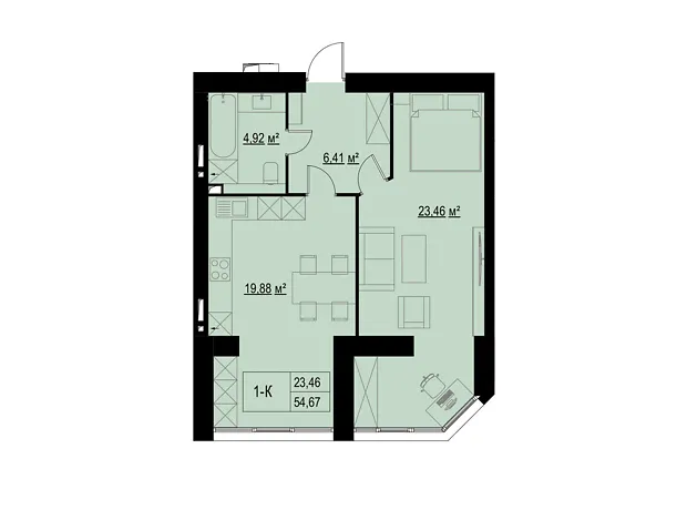 Квартира на шосе Старокостянтинівське 7/2 в Хмельницькому, ID 243155, фото №5