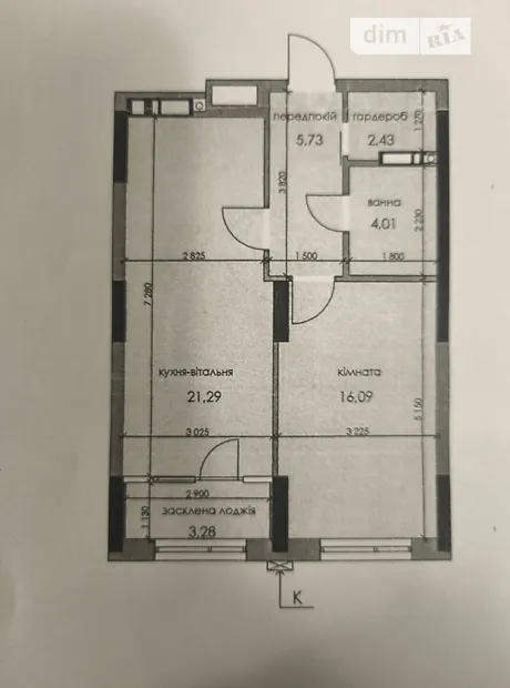 Квартира на вул. Князя Романа Мстиславича, 22А в Києві, ID 208555, фото №23