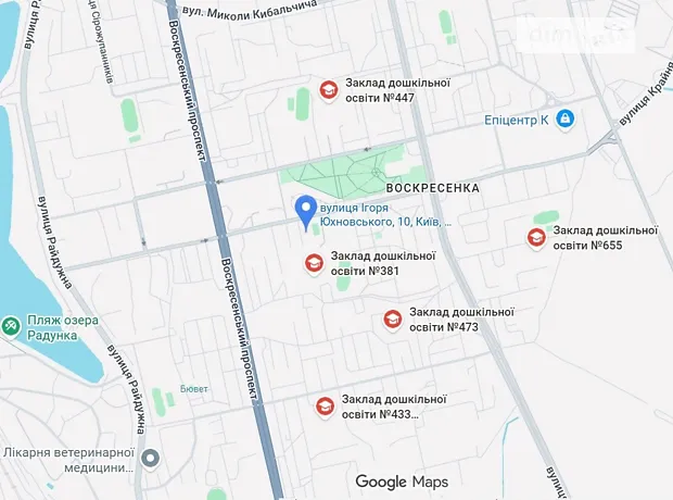 Квартира на вул. Ігоря Юхновського, 10 в Києві, ID 174021, фото №11