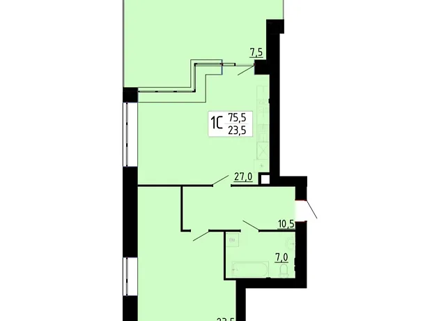 Квартира на вул. Академіка Сергія Корольова, 5 в Тернопіль, ID 219089, фото №5