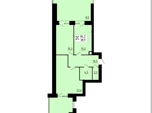 Квартира на вул. Академіка Сергія Корольова, 5 в Тернополі, ID 234459, фото №2