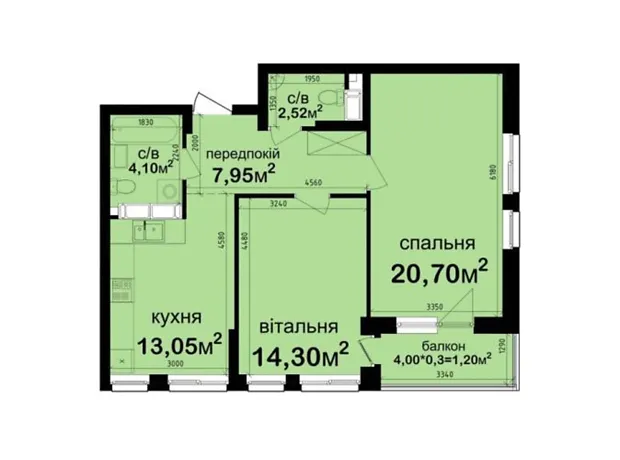 Квартира на вул. Метрологічна, 42 в Києві, ID 208026, фото №4