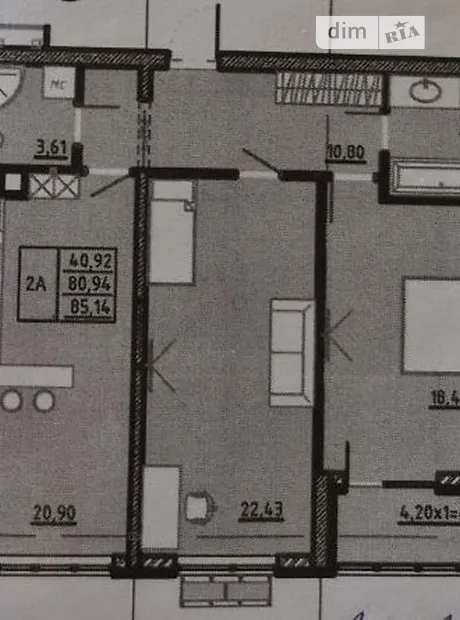Квартира на вул. Івана Франка, 40 в Одесі, ID 175029, фото №16