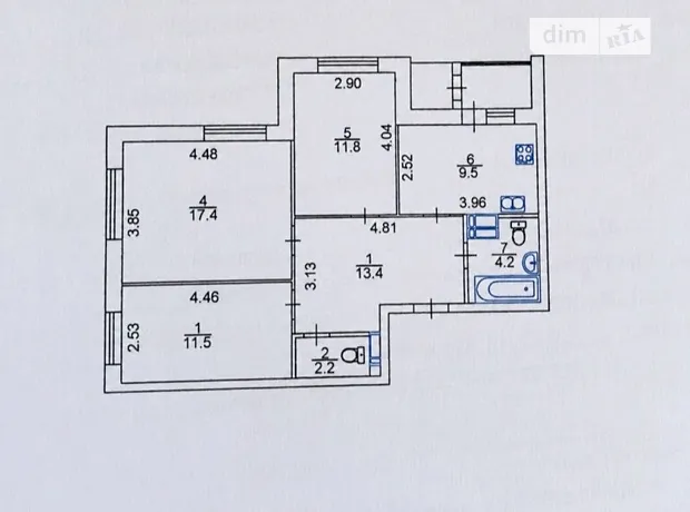 Квартира на бул. Миколи Руденка, 8 в Києві, ID 175973, фото №16