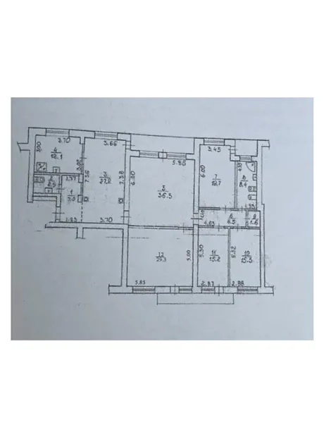 Квартира на вул. Василя Тютюнника, 40 в Києві, ID 182619, фото №24