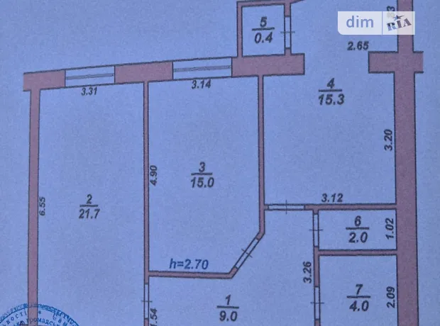 Квартира на шосе Старокостянтинівське 20/4 в Хмельницькому, ID 240176, фото №2