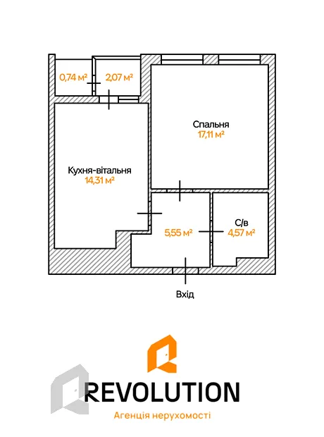 Квартира на вул. Гліба Бабича, 8Г в Києві, ID 208813, фото №2