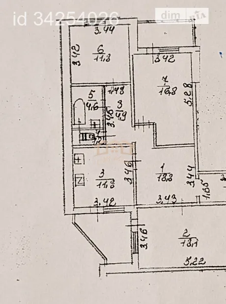 Квартира на вул. Радунська, 11 в Київ, ID 200049, фото №5