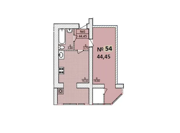 Квартира на шосе Старокостянтинівське 5/5А в Хмельницькому, ID 246172, фото №3