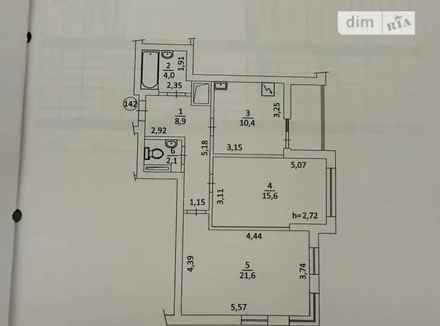 Квартира на вул. Автозаводська, 72Б в Києві, ID 164290, фото №7