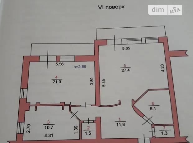 Квартира на вул. Паркова в Одесі, ID 306071, фото №17