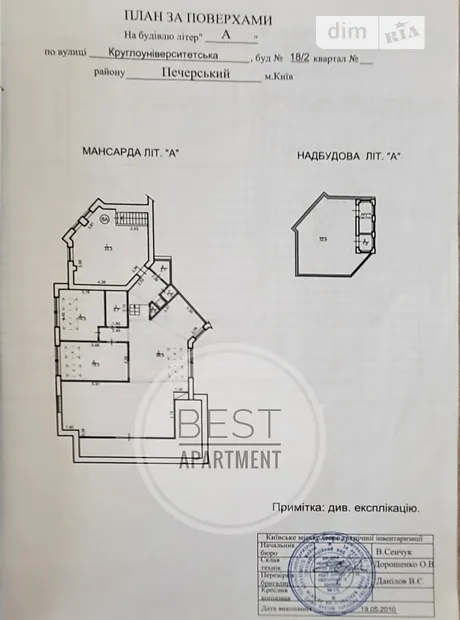 Квартира на вул. Круглоуніверситетська, 18 в Києві, ID 207260, фото №32