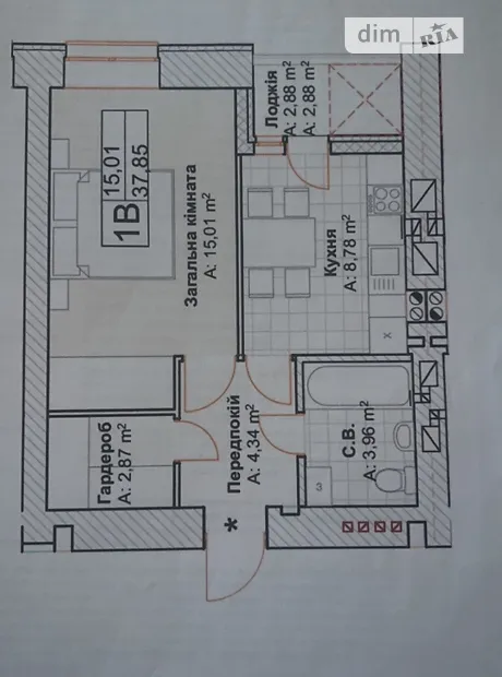Квартира на пров. Тихого, 2 в Києві, ID 260610, фото №2