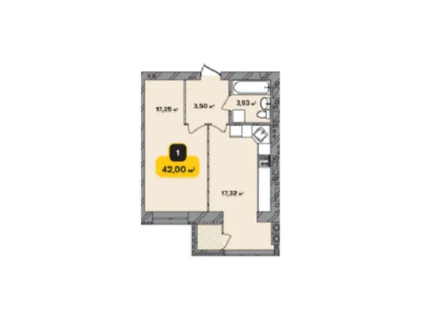 Квартира на вул. Інститутська 6/1А в Хмельницькому, ID 248213, фото №5